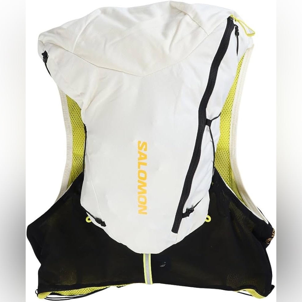 NWT Salomon ADV skin 12 vest in vanilla ice / black